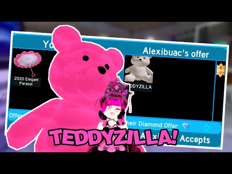 I Got The Teddyzilla Royale High Trading Hub Youtube