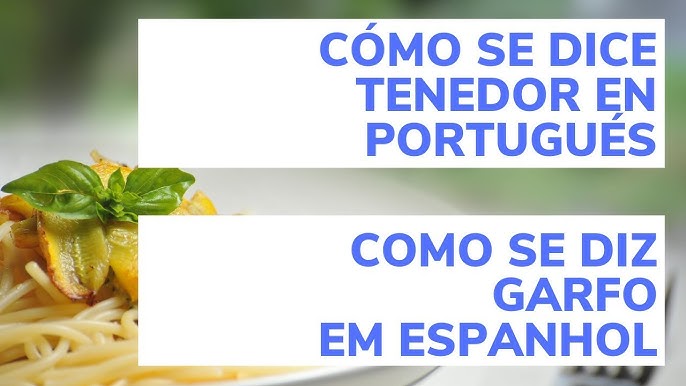 ✓ GARFO EM INGLÊS. Como MEMORIZAR GARFO em inglês. Como se fala