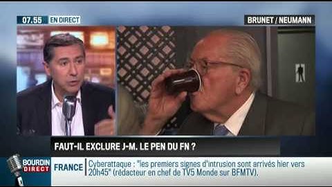 Brunet & Neumann: Faut-il exclure Jean-Marie Le Pen du Front National ? - 09/04