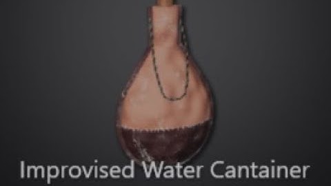 SCUM New Player CRAFTING GUIDE: Improvised Water Container