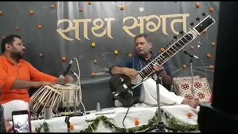Pandit Harvinder sharma sitar jaidev  tabla on Musical Sitting Saath Sangat Patiala