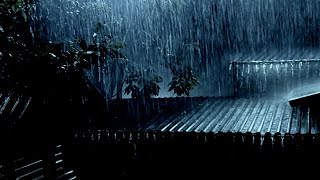 🔴 Fall Asleep in Under 3 Minutes with Heavy Rainstorm & Thunder - Rain Sounds for Sleeping