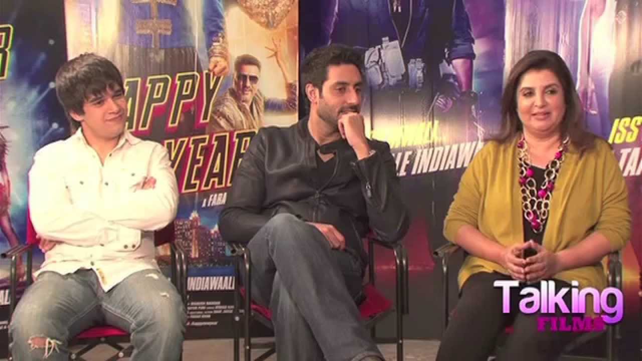 FULL Interview - Farah Khan Abhishek Bachchan Vivaan Shah on Happy New Year