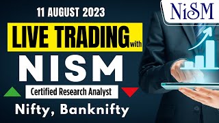 11 August Live Trading | Live Intraday Trading Today | Bank nifty Elliott Wave Analysis | Chartkingz