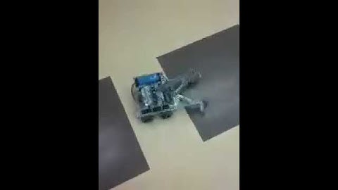 Our mini self-operated beacon seeking robot