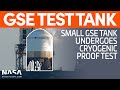 GSE Test Tank Undergoes Cryogenic Proof Testing | SpaceX Boca Chica