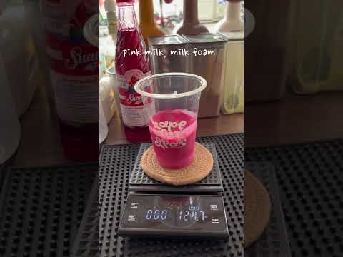 Let S Make The Thai Version Of Pink Milk Using Sala Syrup Thailand Thaidrink Salasyrup Pinkmilk