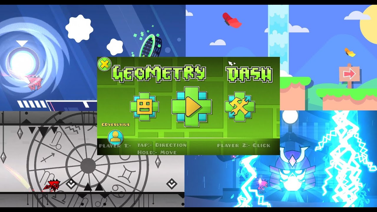 Random 5 Difficulty Levels (0034) | Geometry Dash 2.11 - YouTube