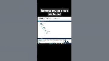 Cara  Remote Router Cisco Menggunakan Telnet-Cisco Packet Tracer