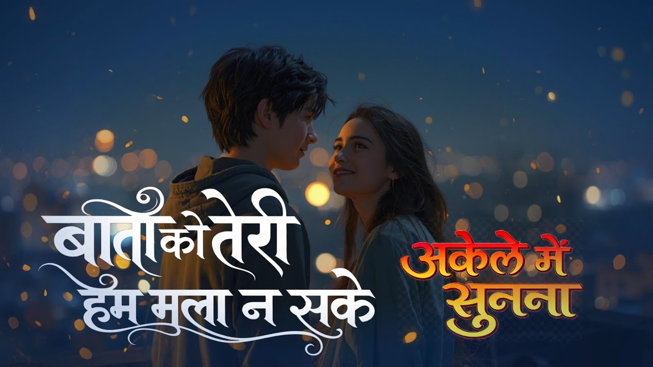 बातों को तेरी हम भुला न सके | Heart Touching Sad Song | Emotional Love Song 2026