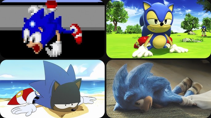 EVOLUÇÃO DO SONIC 1991-2019  Disney characters, Character