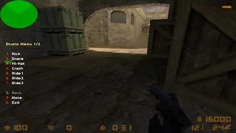 CS 1.6 (PAWN SCRIPTING) Drums Test [AMXMODX]