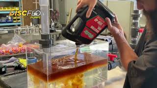 Oil & Water Test: No Emulsification with Discflo Pumps