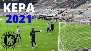 Kepa Arrizabalaga 2021 Warm Up | Chelsea Goalkeeper Training