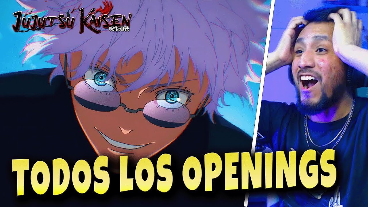 TODOS LOS OPENINGS JUJUTSU KAISEN 1 , 2 Y 3 PRIMERA VEZ