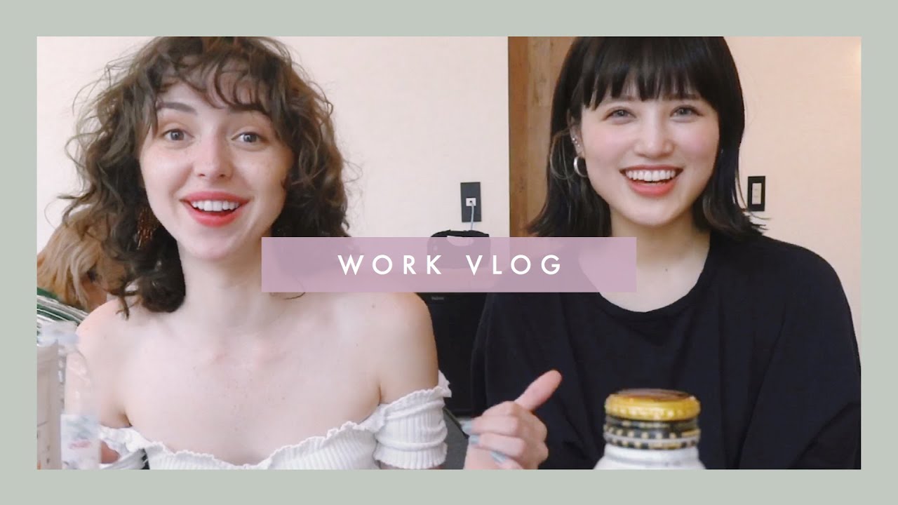 Vlog 外国人モデルと英語で雑談 ファッションデザイナーの仕事風景 Youtube