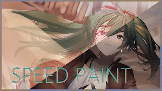 【 SpeedPaint 】初音ミク/ Hatsune Miku - 砂の惑星/Sand Planet