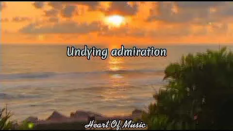 David Pomeranz - Undying Admiration/ Song Lyrics