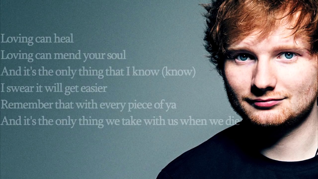 Ed Sheeran Photograph Lyrics 2017 YouTube