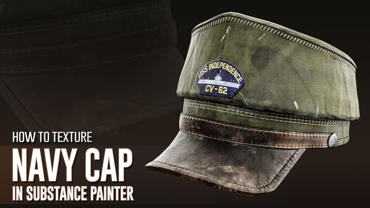 How to Texture NavyCap In Substance Painter!!