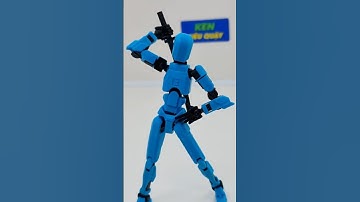 Lắp Ráp Mô Hình Robot DUMMY 13 Có Nhiều Khớp Chuyển Động Linh Hoạt