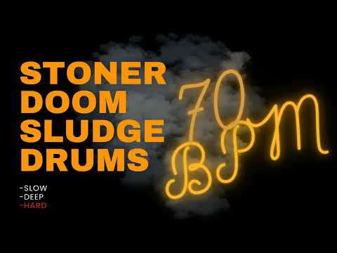 STONER DOOM SLUDGE DRUM TRACK #2| 70 BPM
