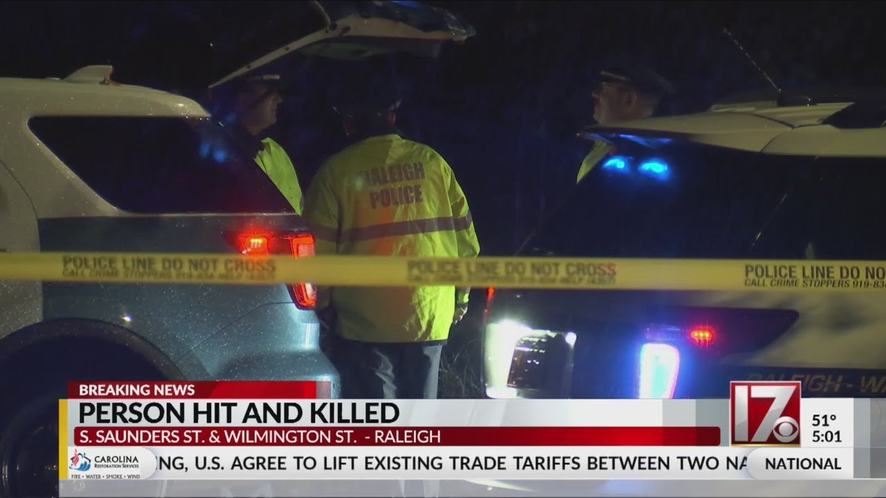 Man charged in fatal pedestrian crash on S. Saunders Street in Raleigh