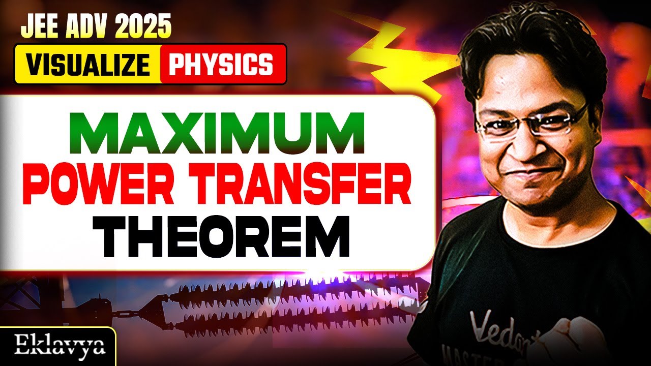 Maximum Power Transfer Theorem | JEE Adv 2025 | VP ~ Visualize Physics ...
