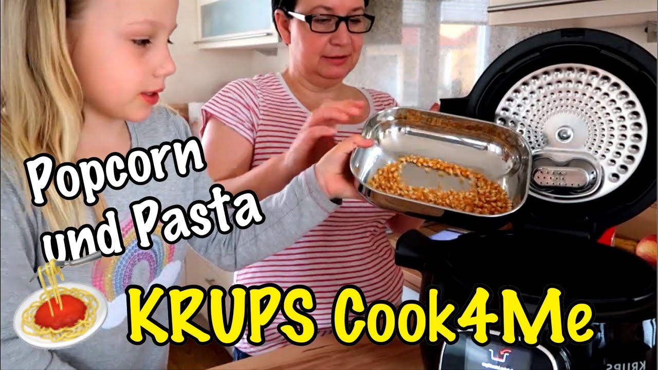 KÜCHENSCHLACHT ! 😜👩‍🍳 Popcorn und Pasta mit dem Krups Cook4me+ connect 🍝🍿| Kleine Familienwelt