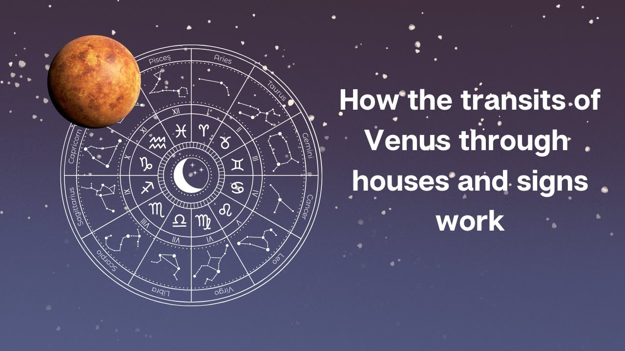 How the transits of Venus through houses and zodiac signs work - YouTube