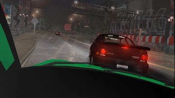 Need for Speed Underground in VR race5 Cockpit view Oculus Rift