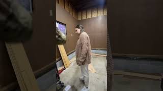 Ep.2 Turning Garage Into Work Studio Installing Laminate Boards House Project 1970S Home Reno