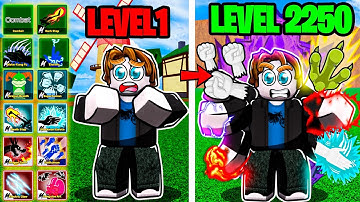 Going From Noob to Max Level With ONLY Fighting Styles in Blox Fruits
