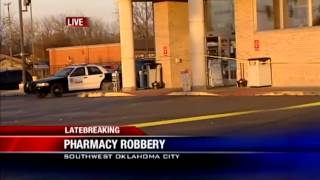 Nobody hurt, but shots fired during pharmacy robbery