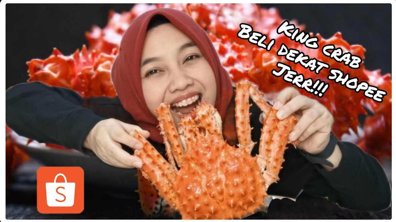 KING CRAB ALASKA BY #SHOPEE | MUKBANG MALAYSIA - YouTube