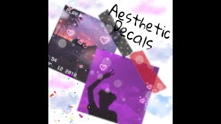 roblox aesthetic decals