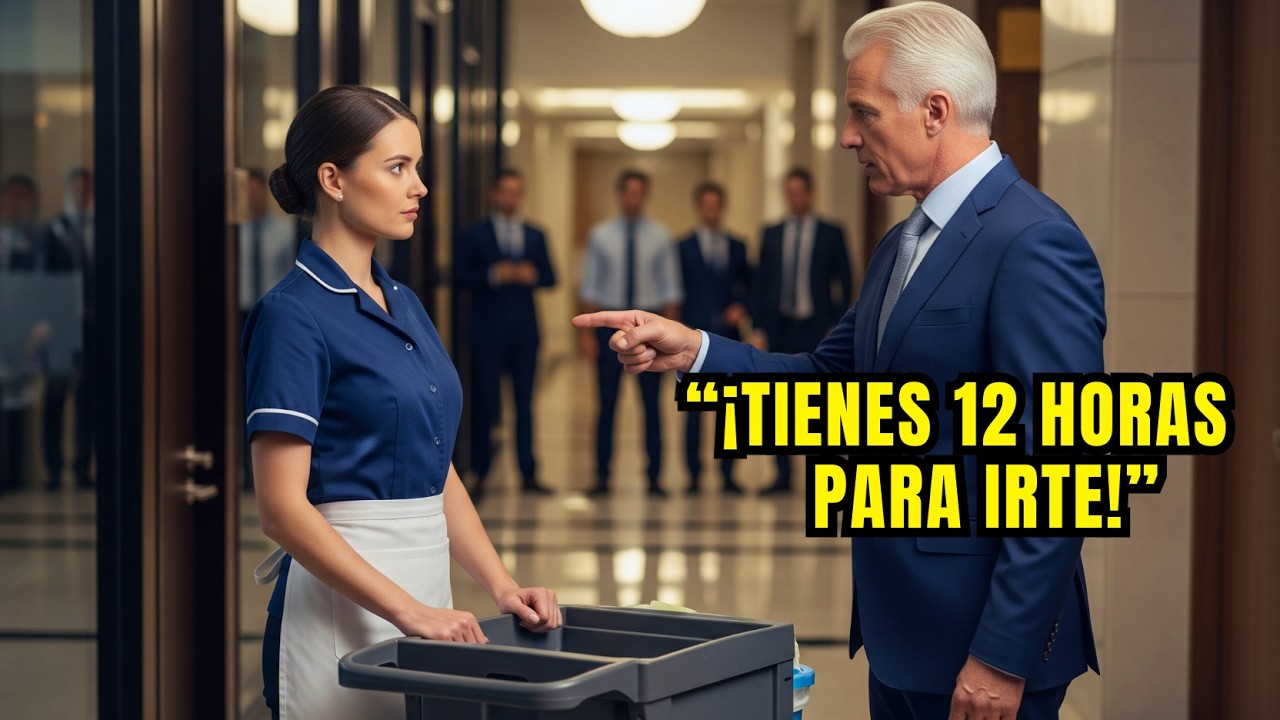 El Multimillonario no sabía que la mujer de limpieza era la jueza que podía salvar su empresa