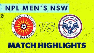 NPL Men's NSW Round 29 Highlights – Rockdale Ilinden v Manly United