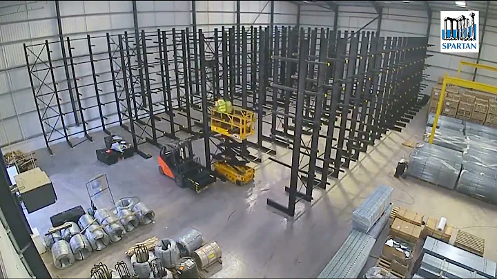 Warehouse Storage - Cantilever Racking Installation