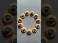 beautiful colour rangoli design for beginners #satisfying rangoli #easyrangoli