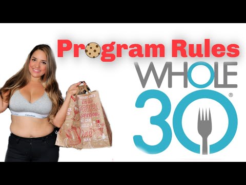 WHOLE 30 Program Rules - What you CAN and CAN'T eat.