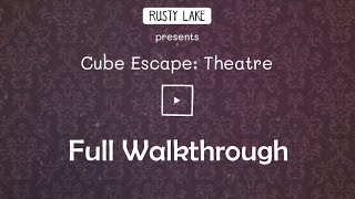 Cube Escape: Theatre | Full Walkthrough | All Achievements screenshot 5