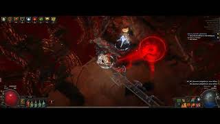 [3.20] Vaal Flicker Strike LV 67 Kitava Fight (Might make u dizzy)