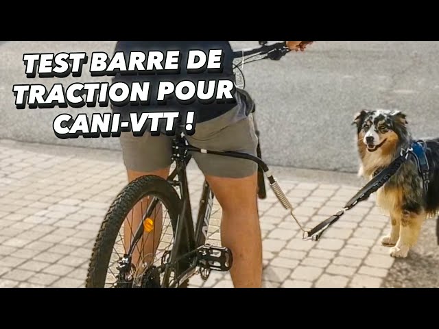 Test de la BARRE DE TRACTION CANI-VTT Trixie : 1ère fois