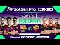 FC Barcelona vs AS Roma | HIGHLIGHTS Matchday 1 eFootball.Pro 2020-2021