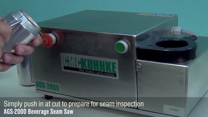 AGS-2000 Beverage Seam Saw - CMC KUHNKE