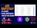 How to Add Bootstrap in Laravel Yajra DataTables for Better Design | SoftwareBhai Tech