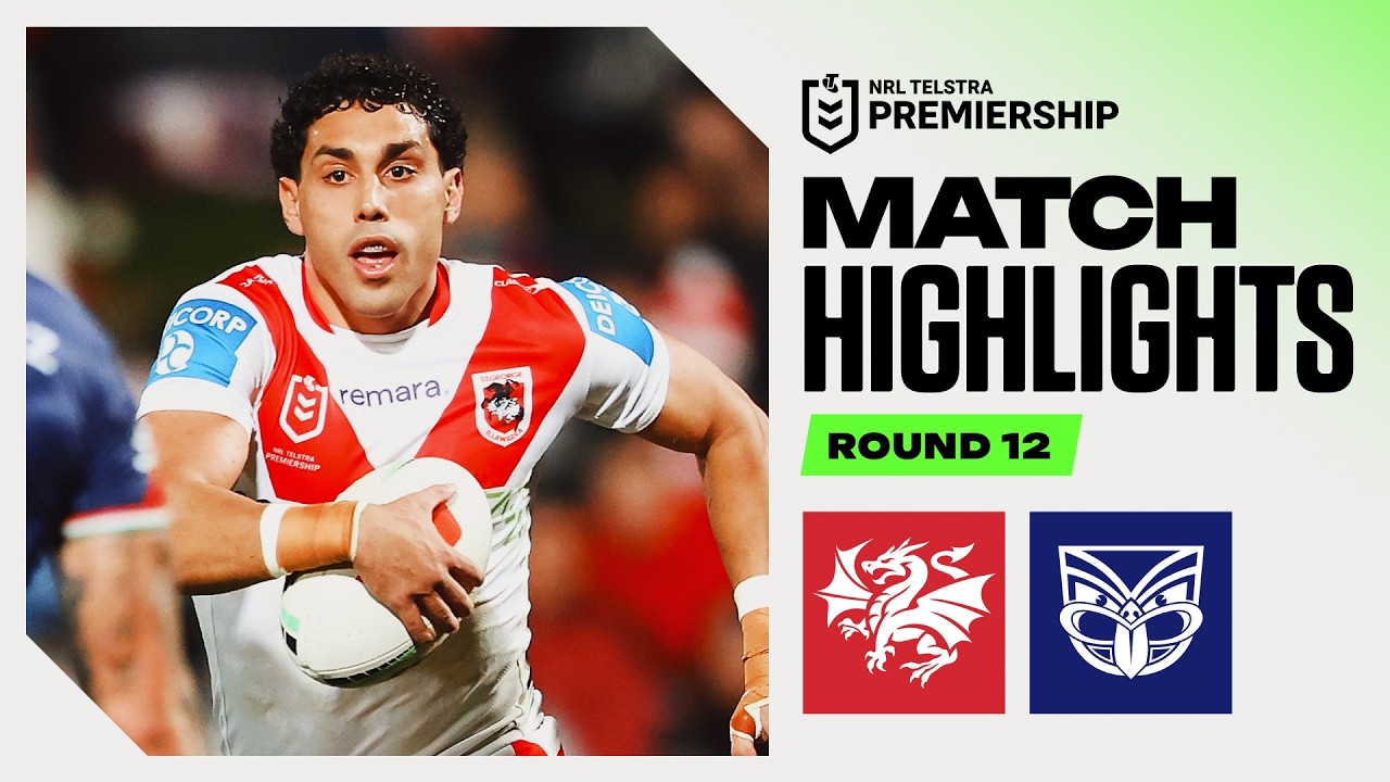 NRL 2026 | Dragons v Warriors | Match Highlights | Round 12