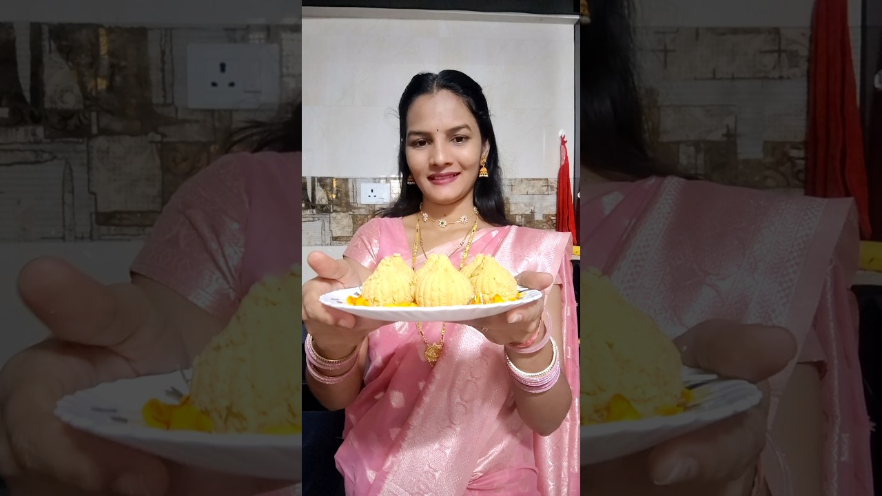 गणपती बाप्पांसाठी खास बेसनाचे मोदक 🙏 | बेसन मोदक रेसिपी | B