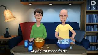 Caillou Crying For Mcdonalds Plotagon